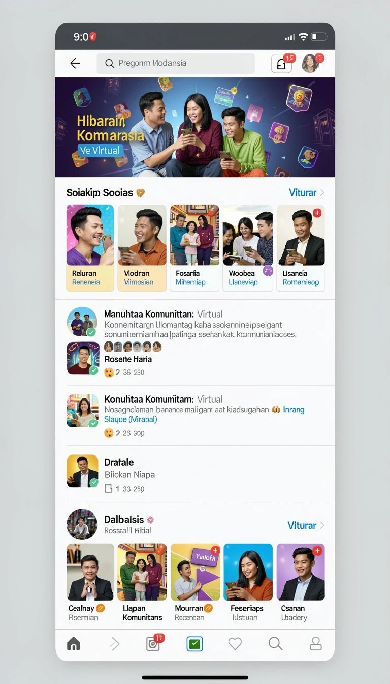 Cuplikan layar menu unduhan winning568 untuk perangkat Android